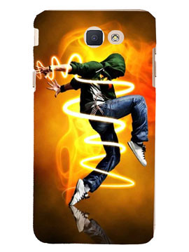 Dancing Boy With Lights Mobile Cover